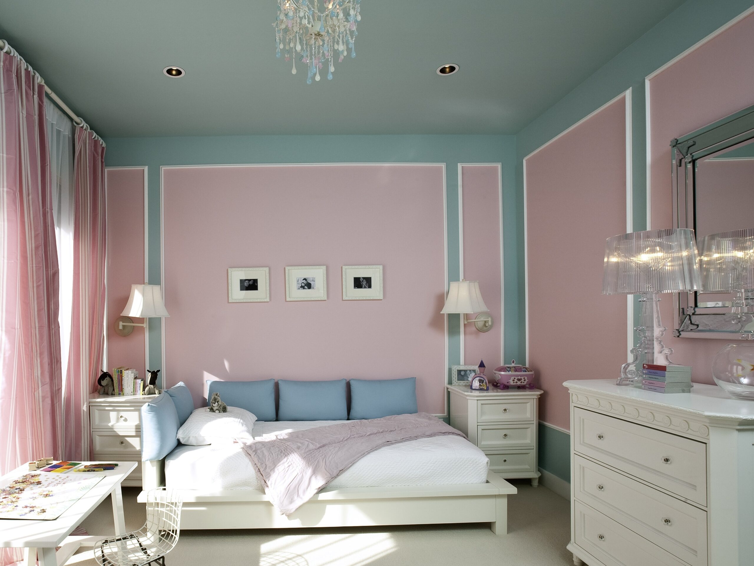 Покраска Стен В Спальне Дизайн