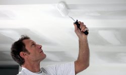 Как правильно красить потолок валиком акриловой краской