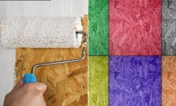 Как покрасить ОСБ-плиту внутри помещения