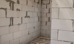 Штукатурка стен из пеноблока внутри помещения