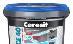 Влагостойкая затирка для плитки Ceresit: описание, применение