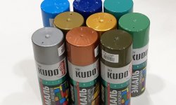 Описание и применение аэрозольной краски KUDO