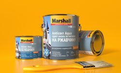 Краски Маршал —фасадные, для стен и потолков