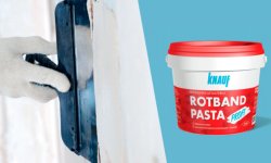 Технология применения готовой шпаклевки Knauf Rotband Pasta Profi