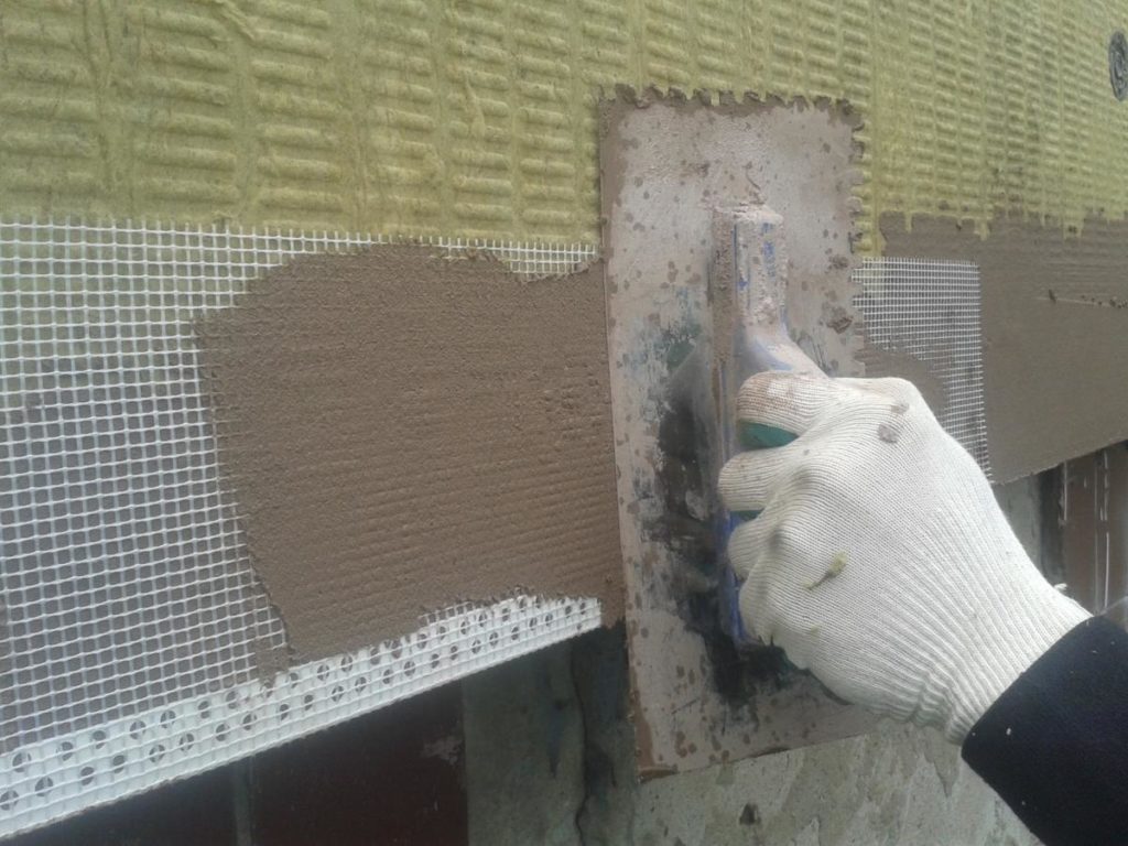 Фасадная штукатурка для работ по минералватному утеплителю снаружи ...