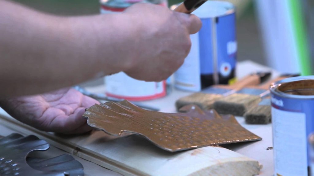 Краска по металлу Хаммерайт с молотковым эффектом: применение по ...