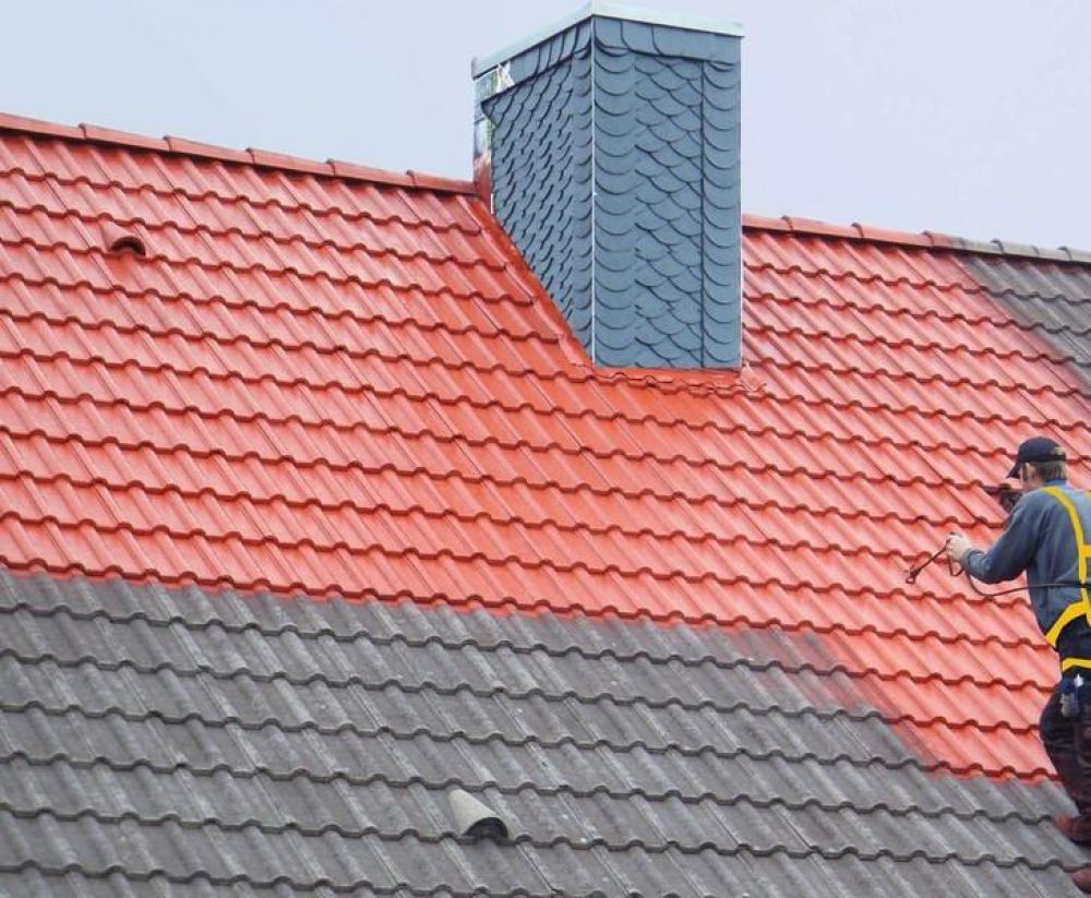 Резиновая краска на крыше