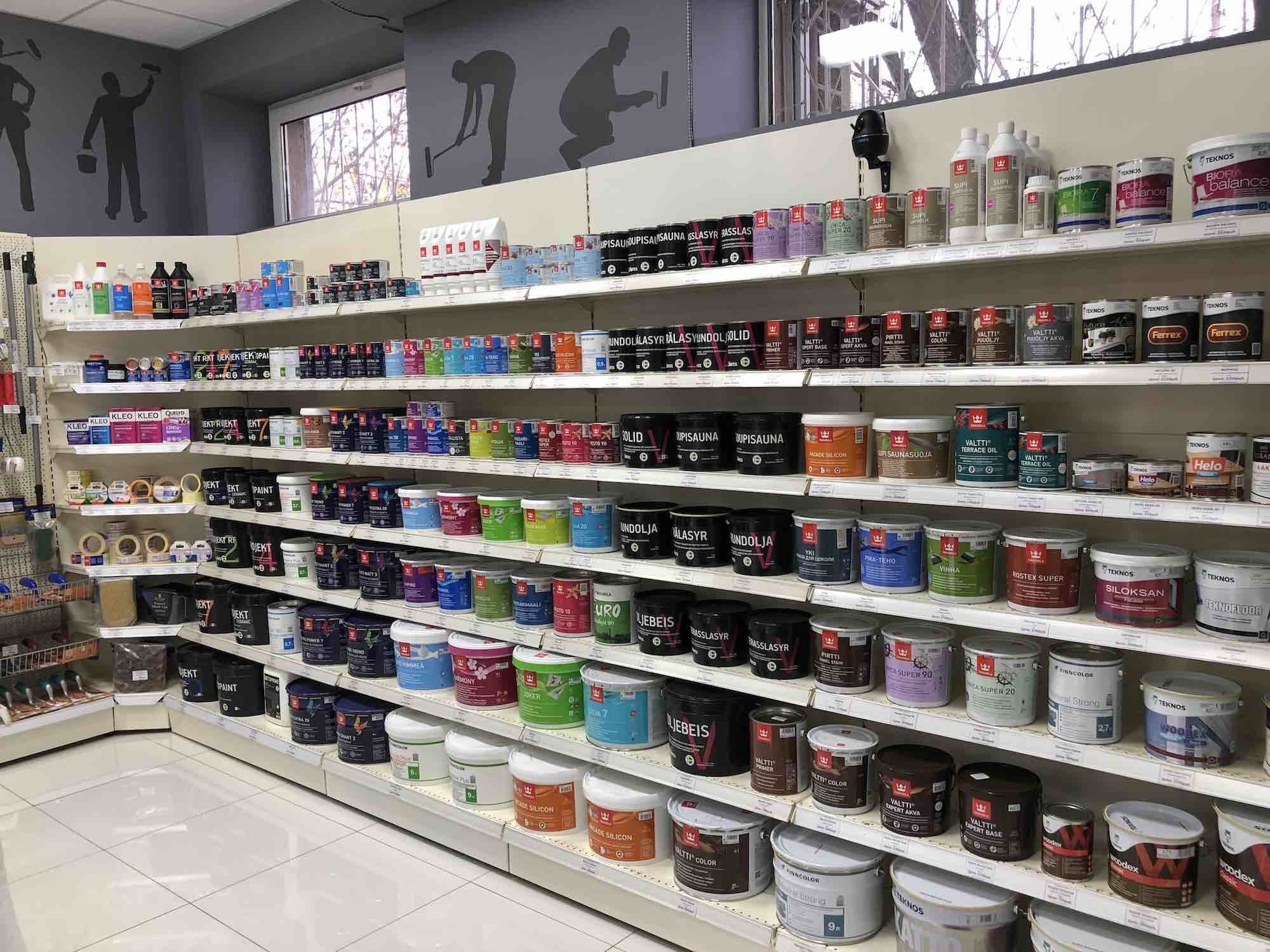 Магазин красочный. Магазин красок. Магазин лакокрасочных материалов. Ассортимент краски в магазине. Магазин лакокраски.
