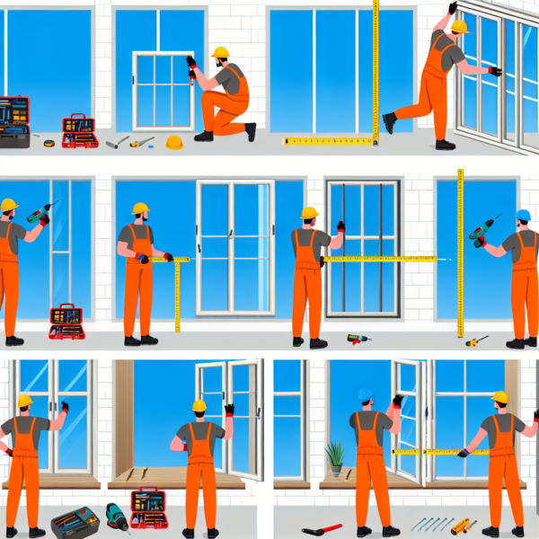 монтаж окон