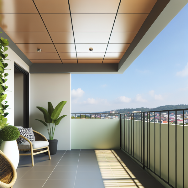 отделка балкона