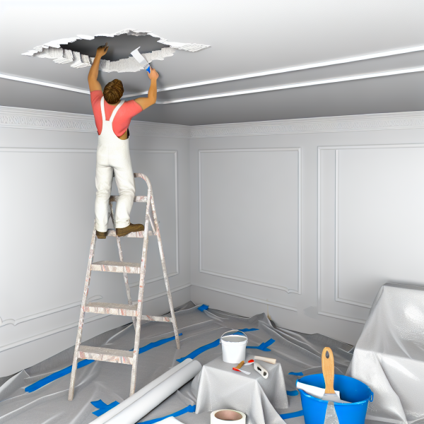 ремонт потолка