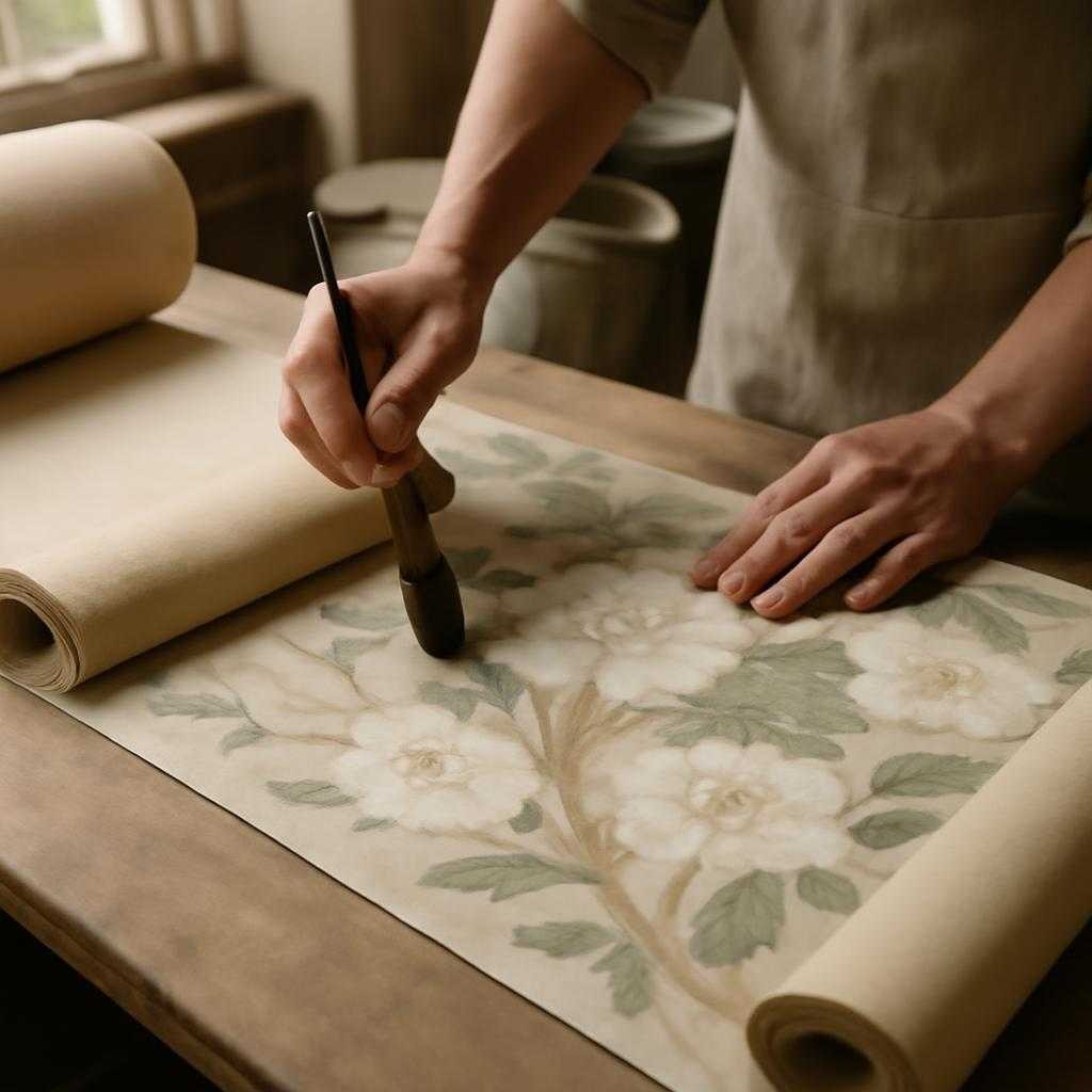 обои ручной работы