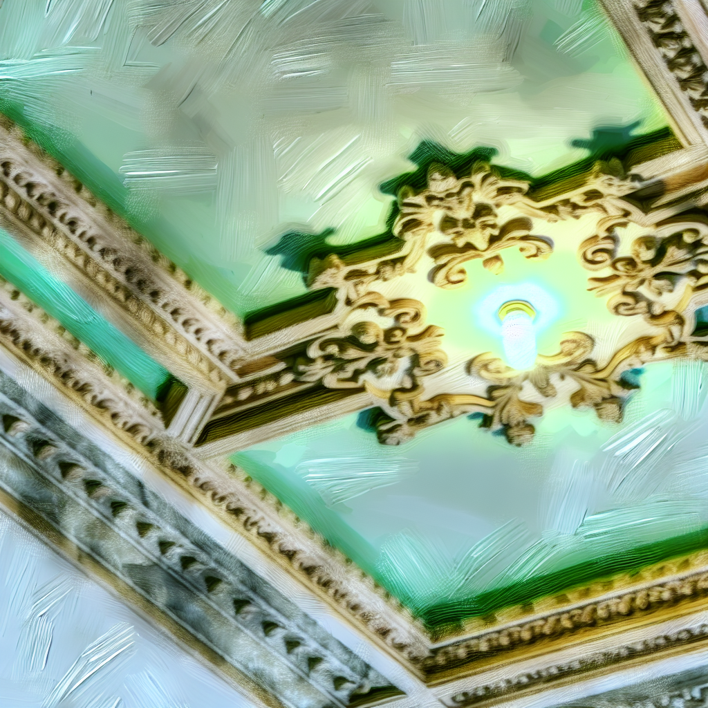 окраска потолка