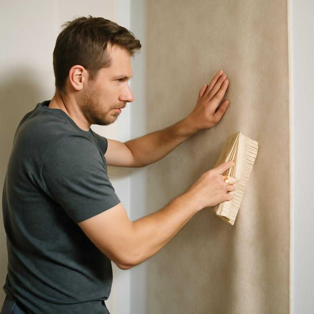 поклейка обоев