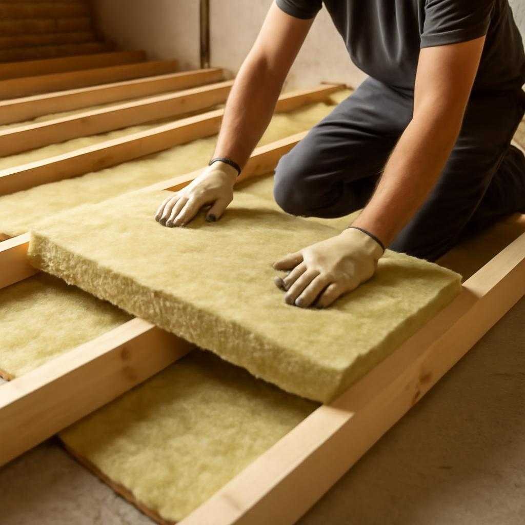 утепление пола