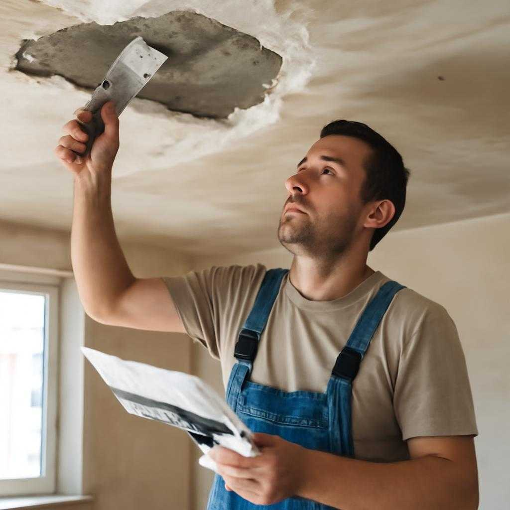 восстановление потолка