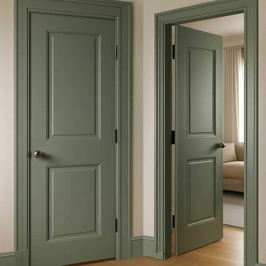 крашенные межкомнатные двери
