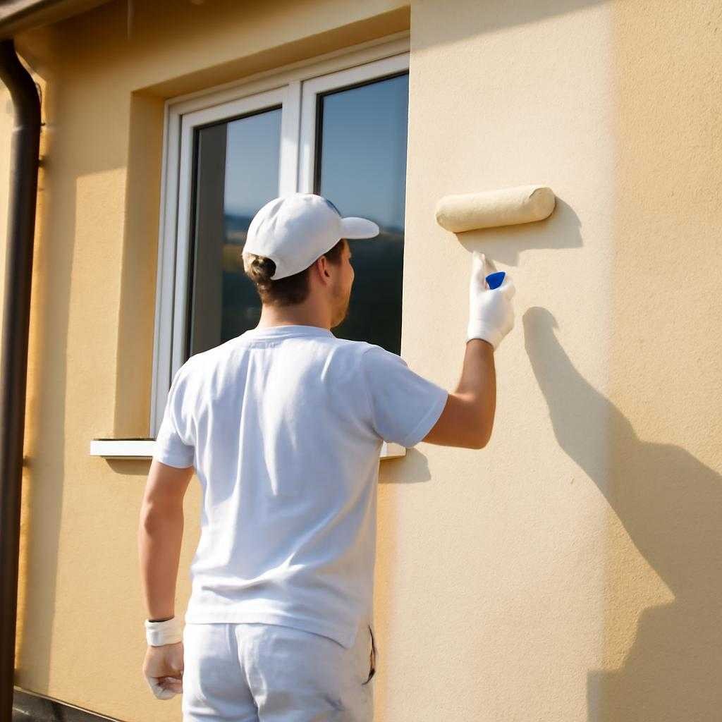 покраска фасада