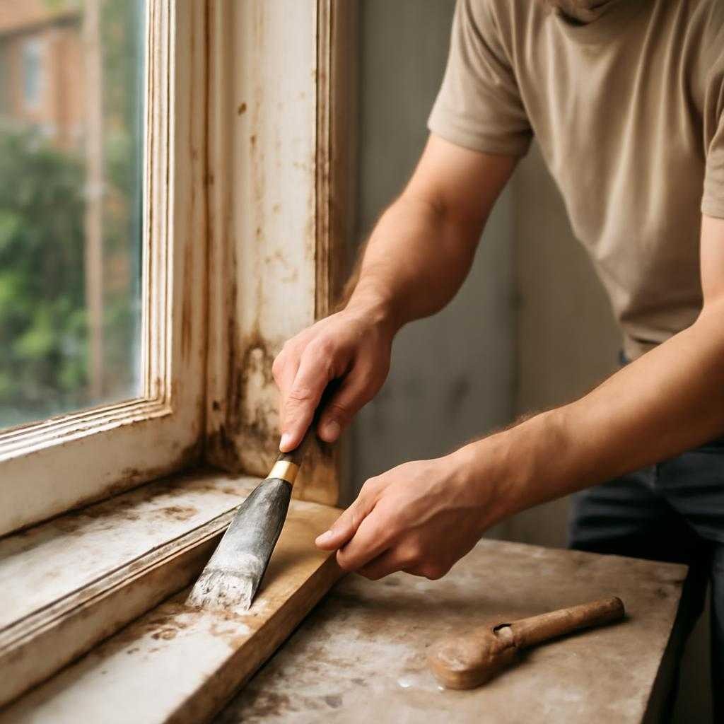 реставрация деревянного окна