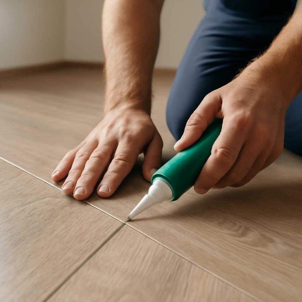 склейка линолеума