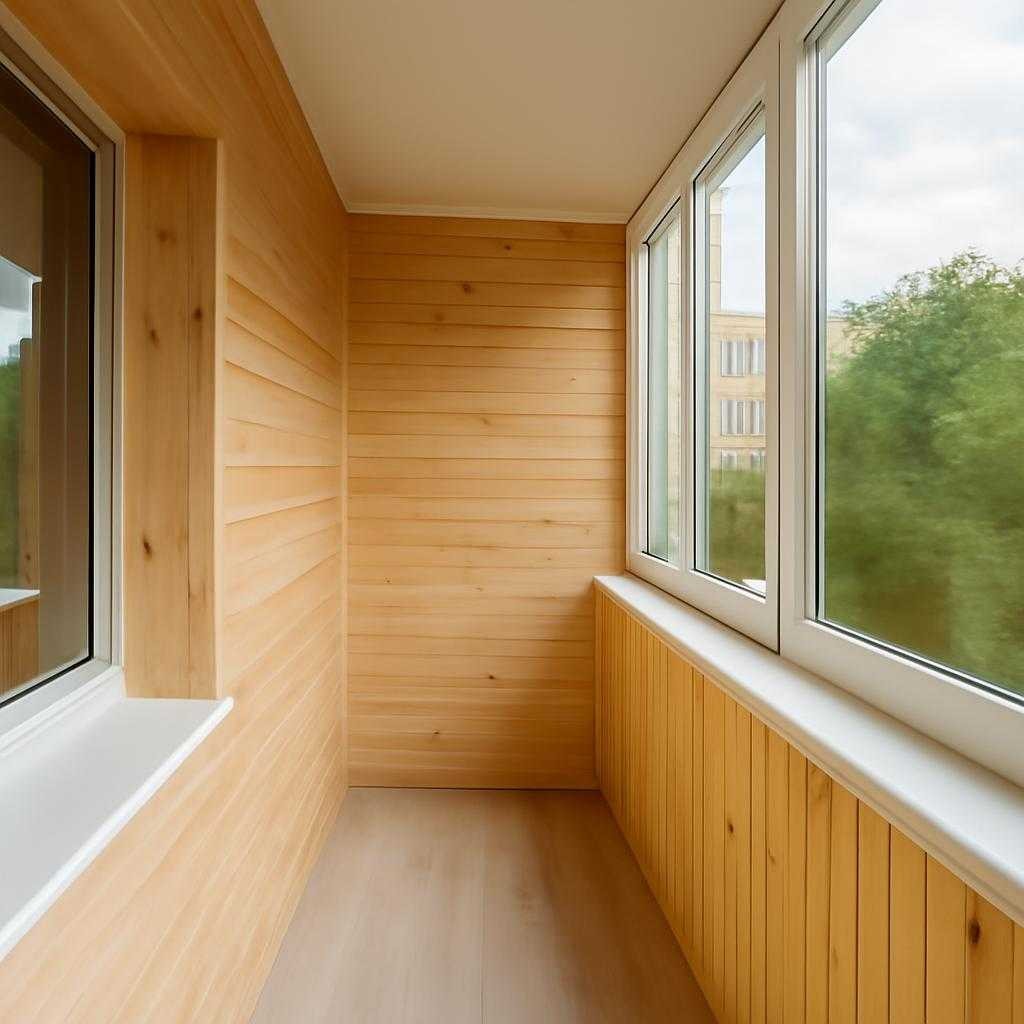 внутренняя отделка балкона