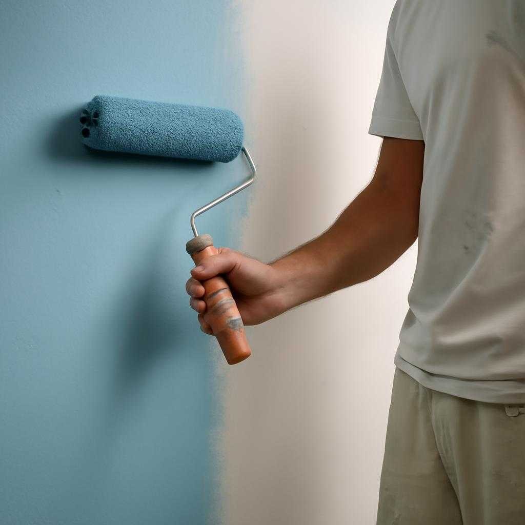 окрашивание стен