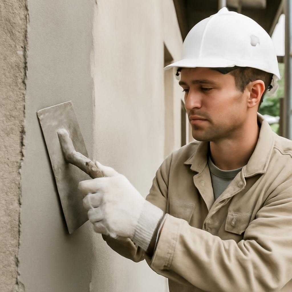 оштукатуривание фасада