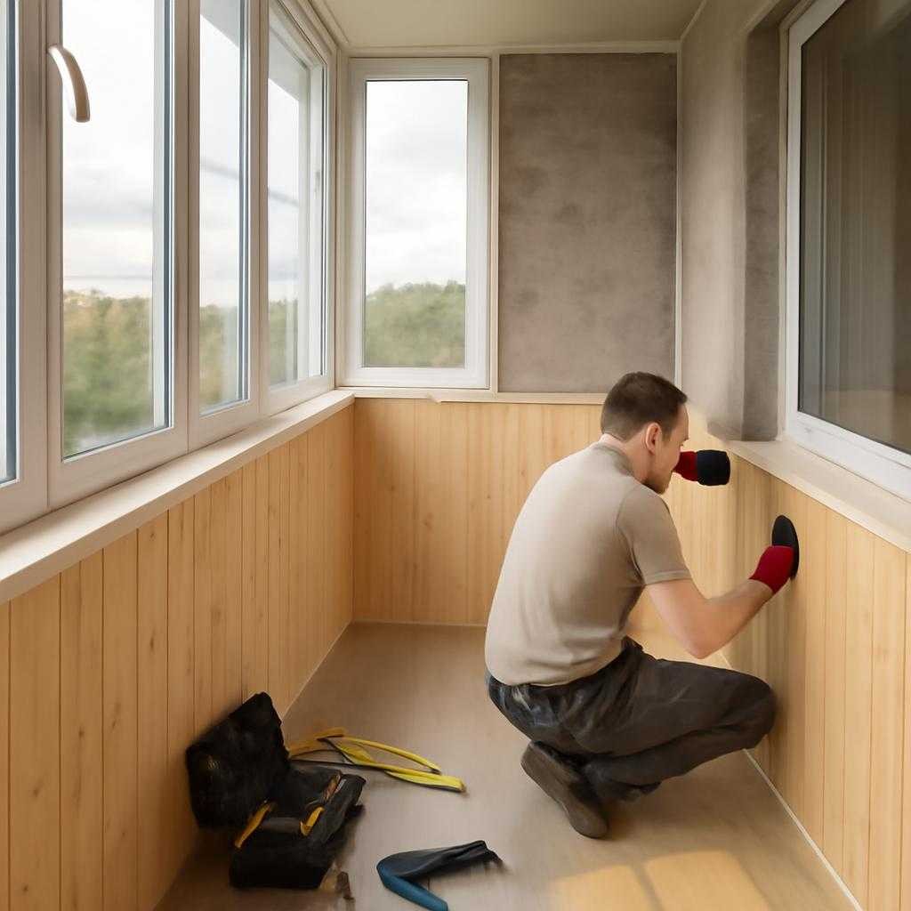 отделка лоджии