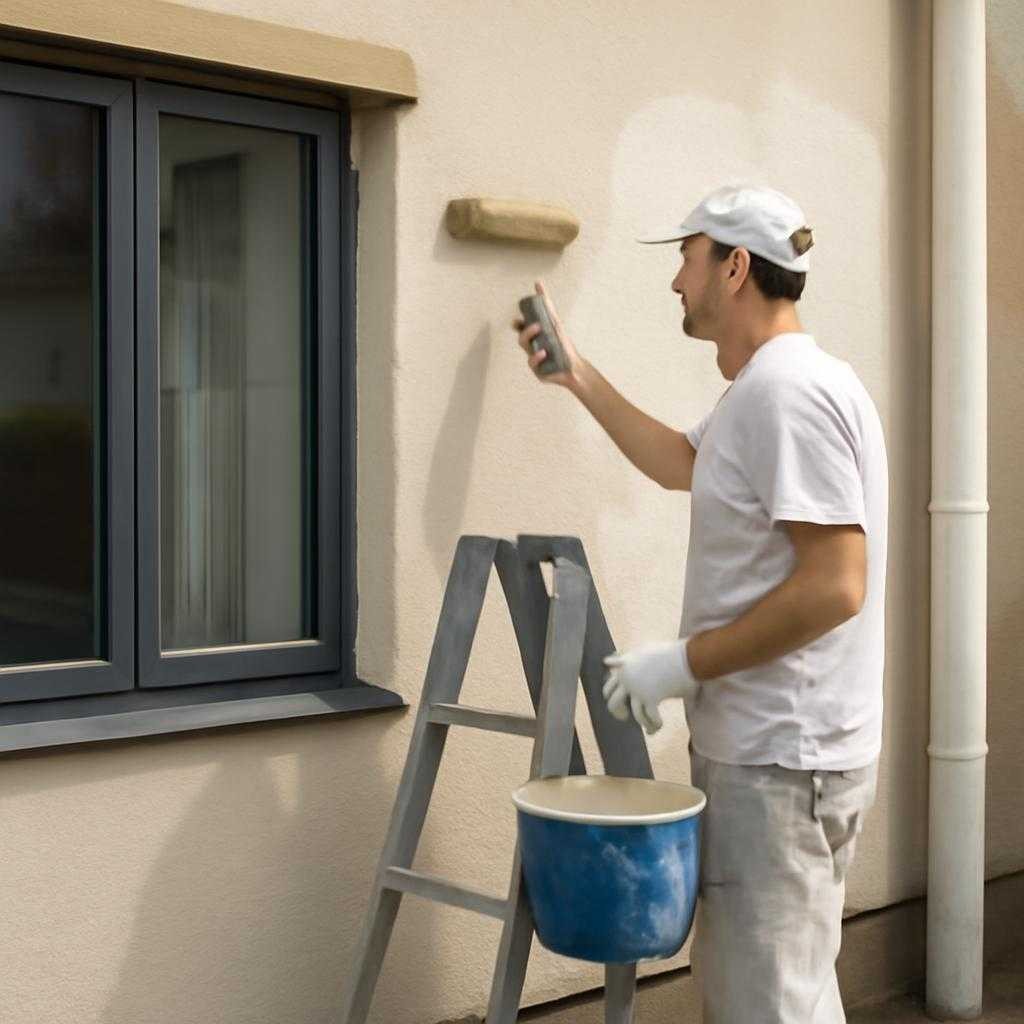 покраска фасада