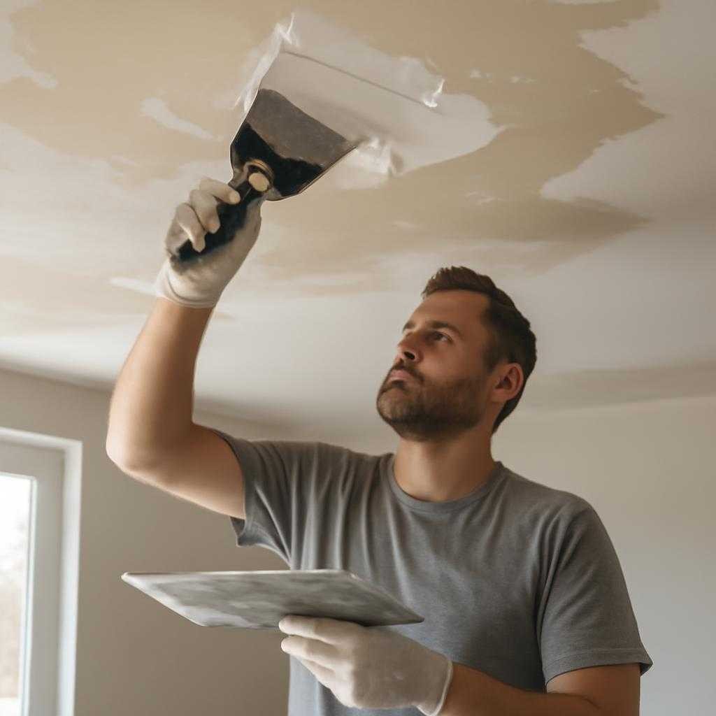 ремонт потолка