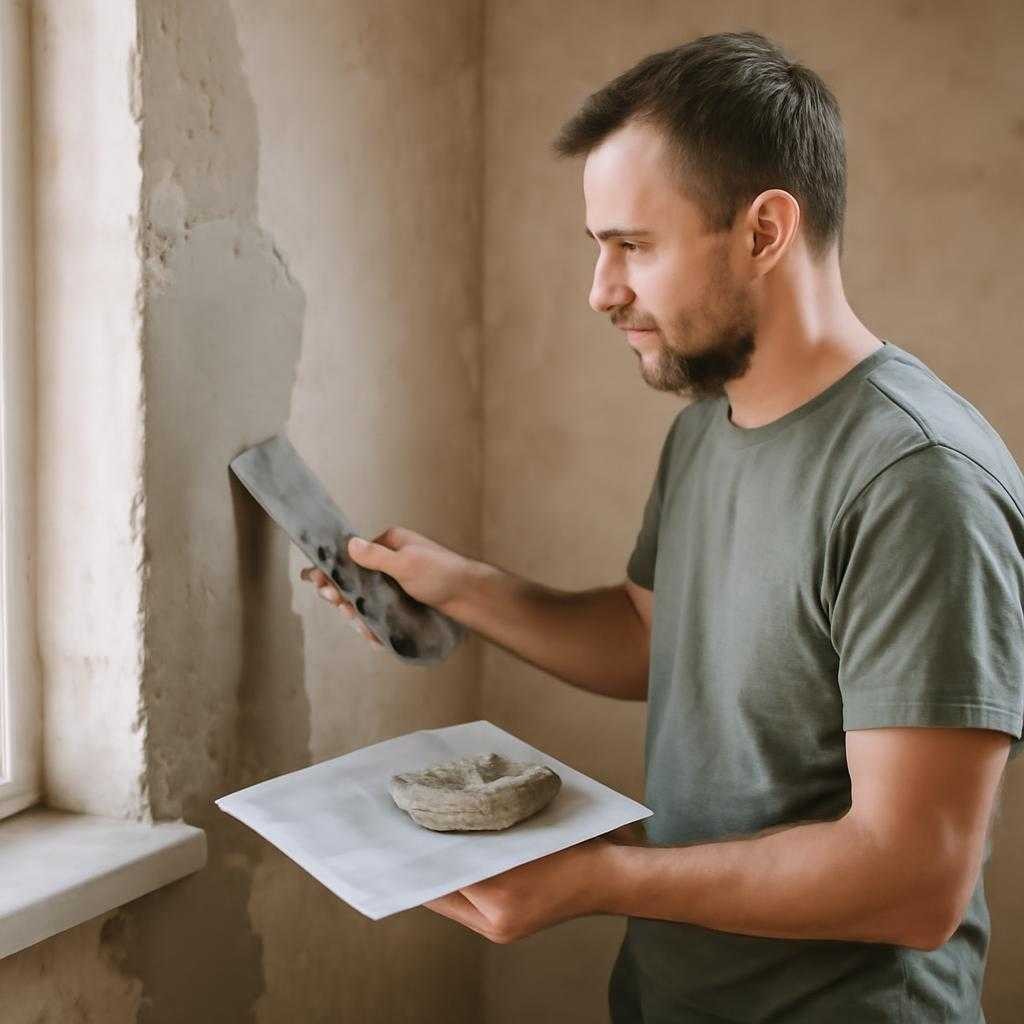 самостоятельная штукатурка