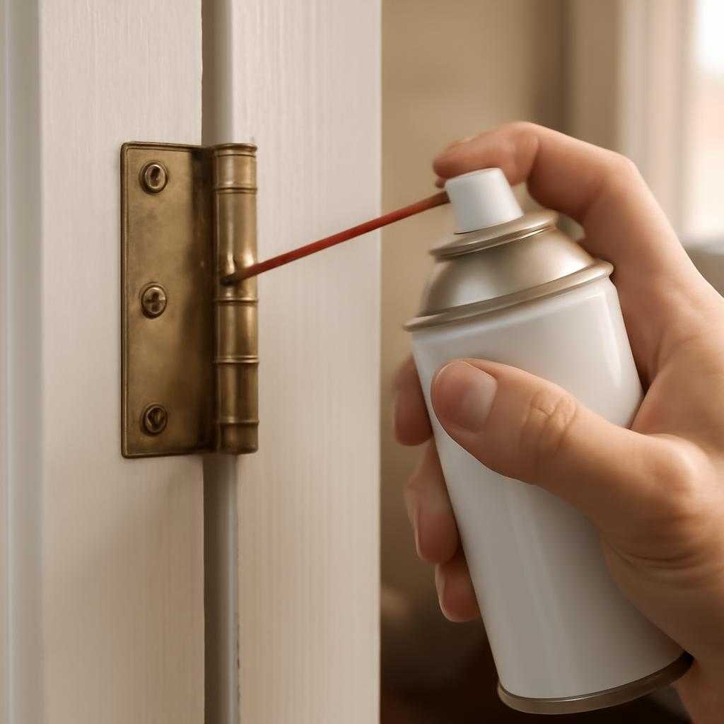 смазка дверных петель