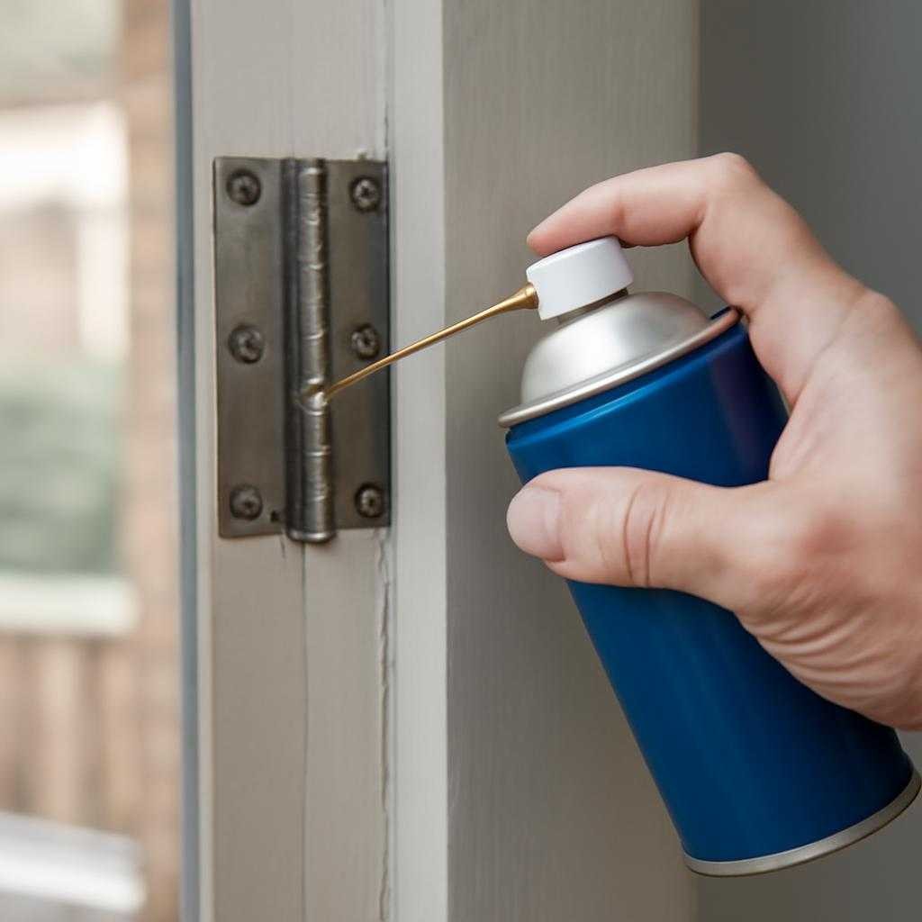 смазка дверных петель