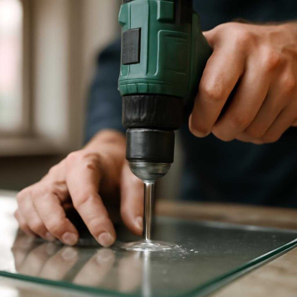 сверление стекла