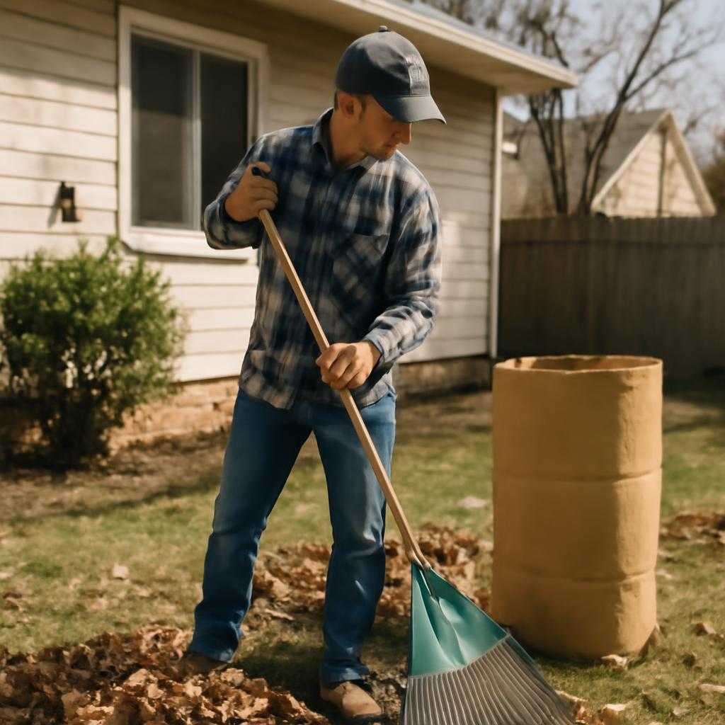 уборка двора