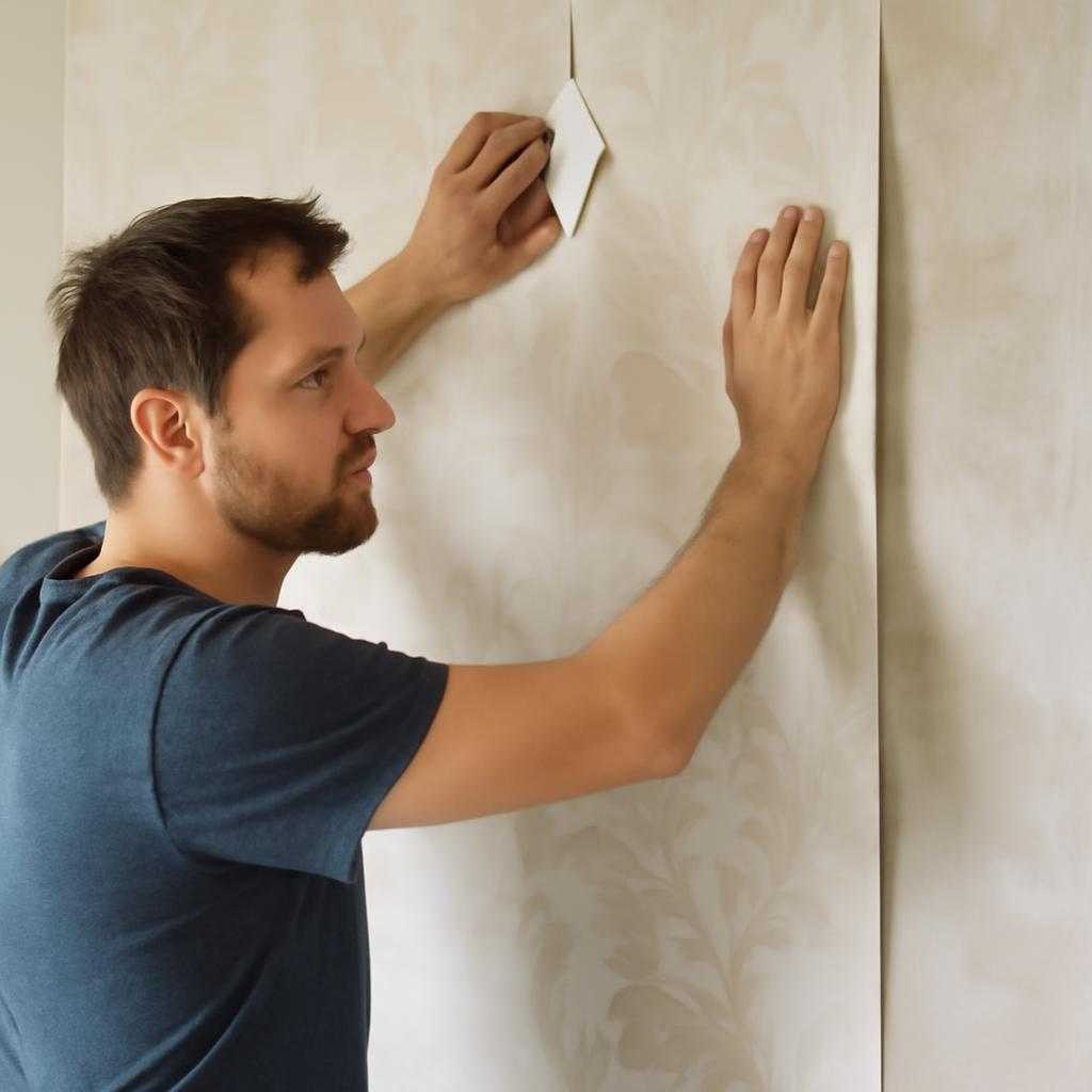 клеить обои