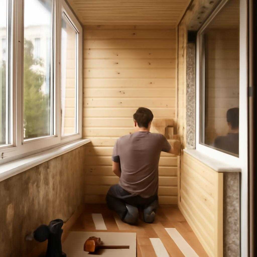 отделка балконов