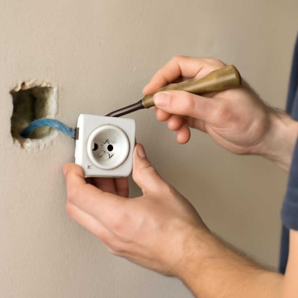 перенос розетки