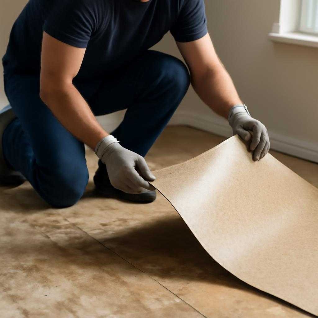 снятие линолеума