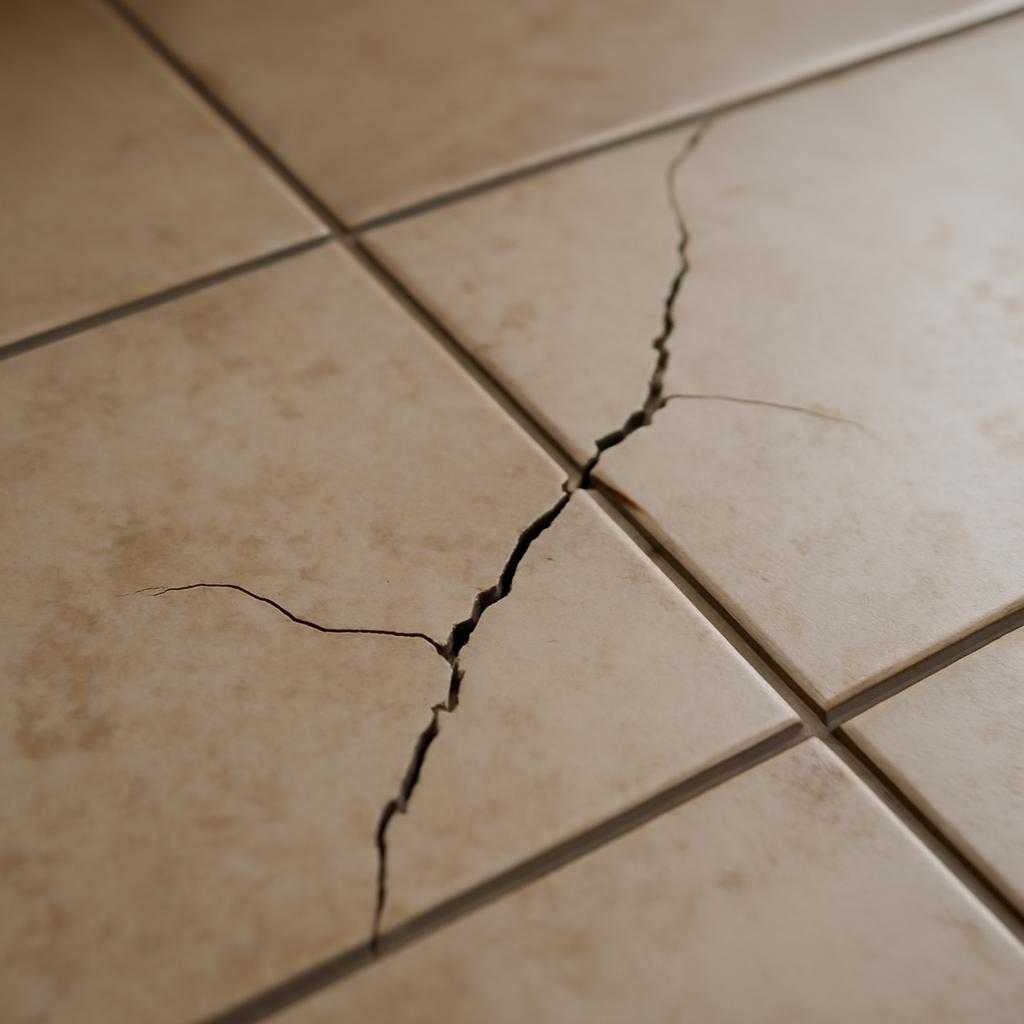 трещины плитки