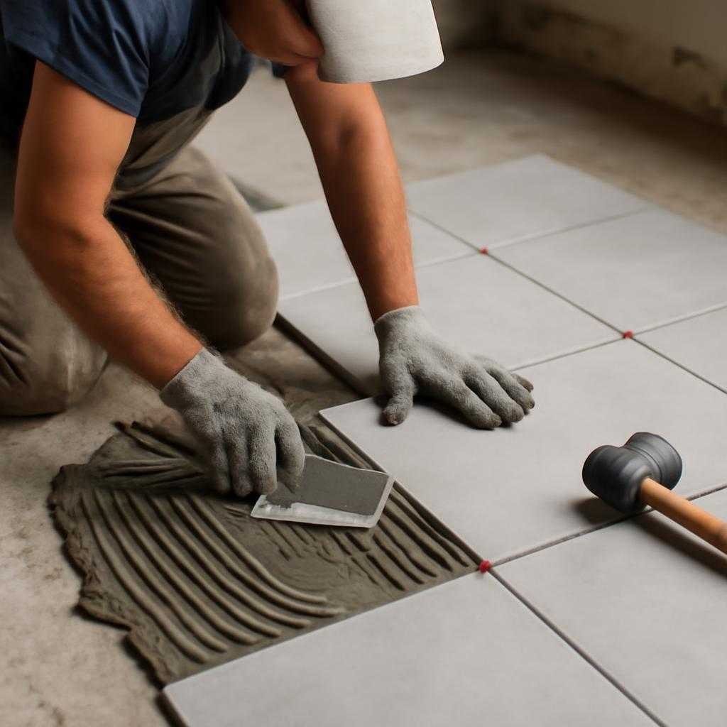 укладка плитки