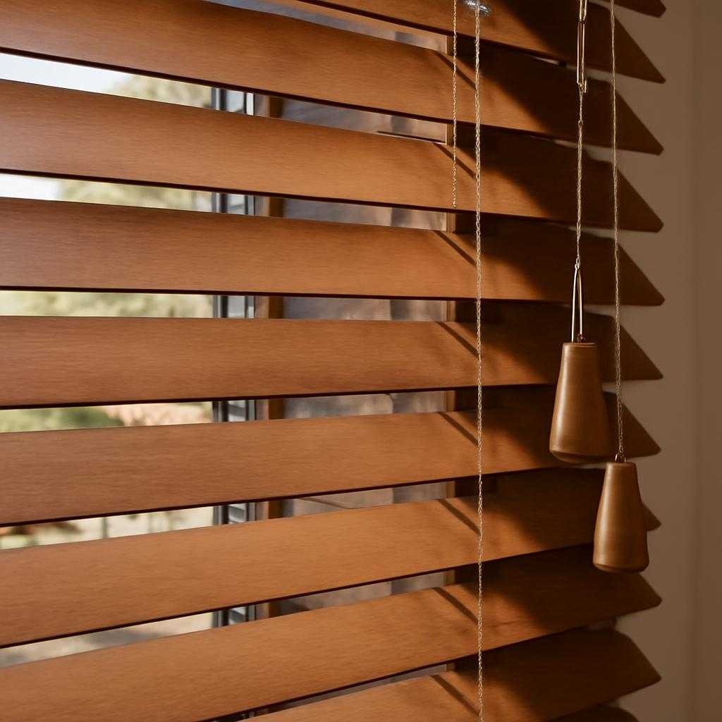 деревянные жалюзи