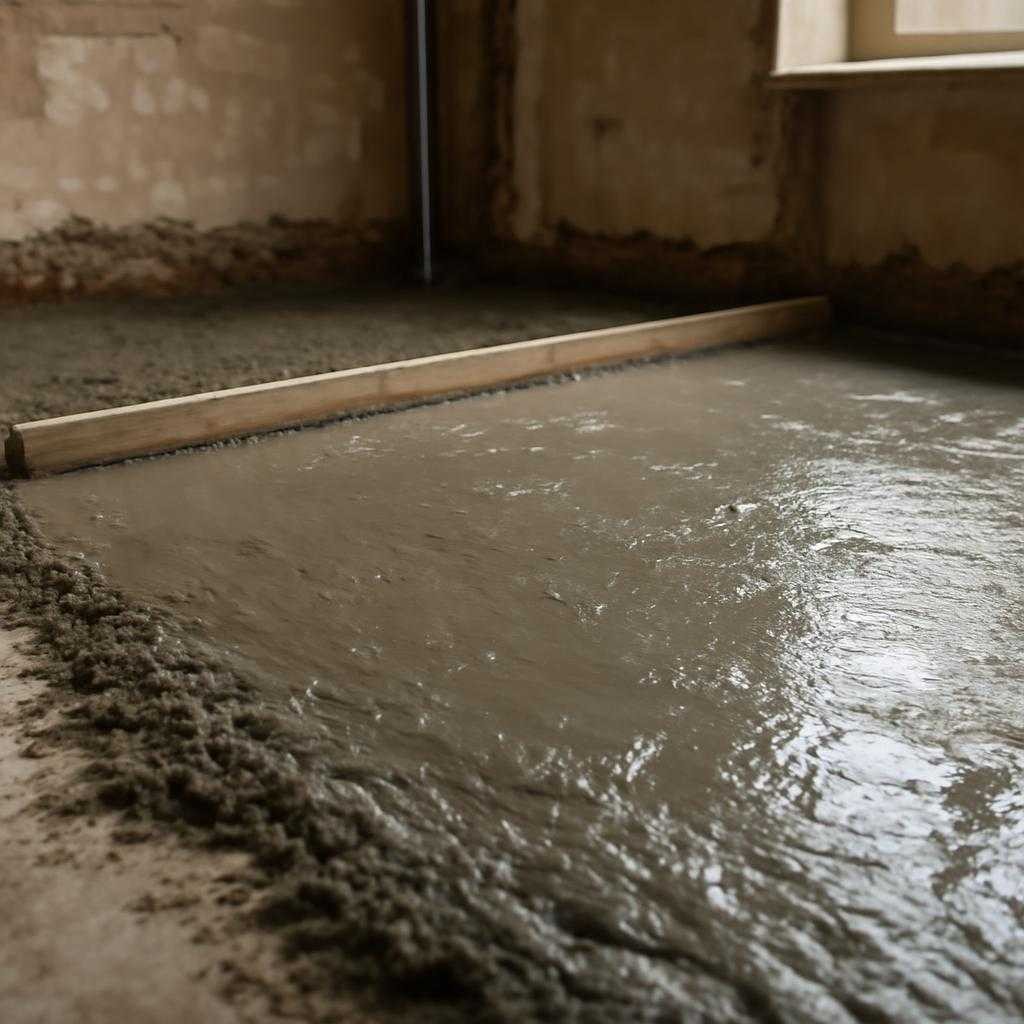 мокрая стяжка