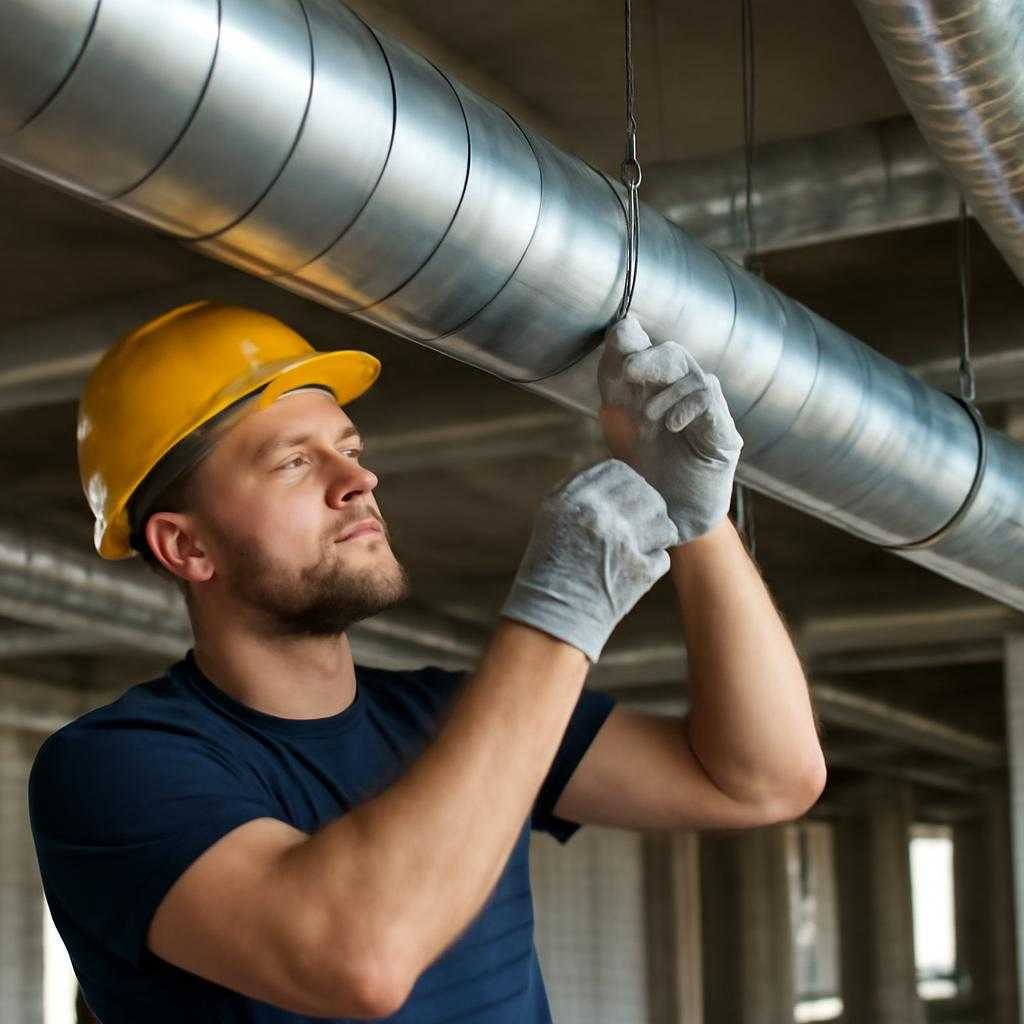 монтаж вентиляции