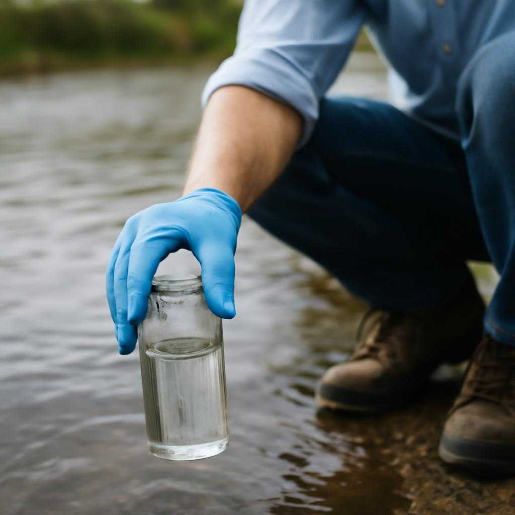 отбор проб воды