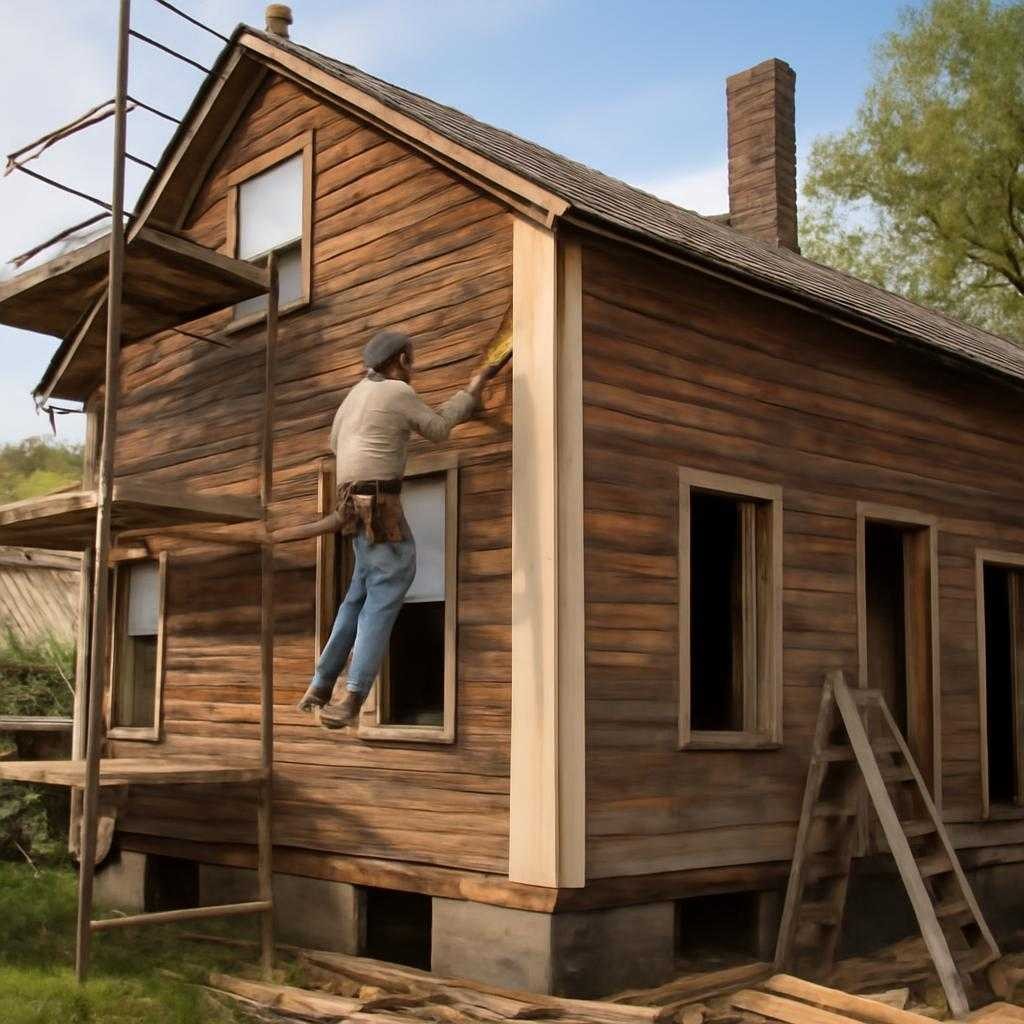 реставрация деревянного дома