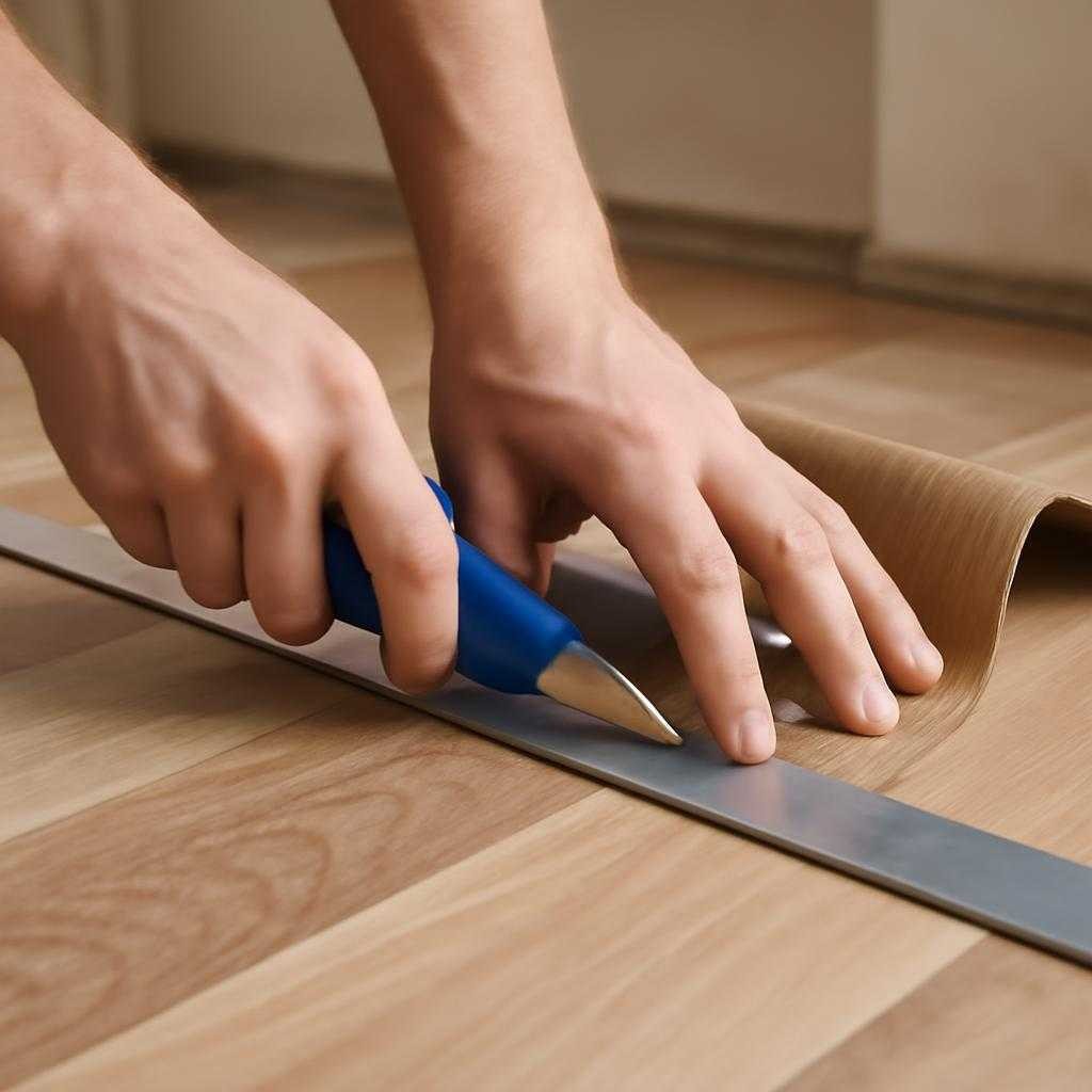 резка линолеума