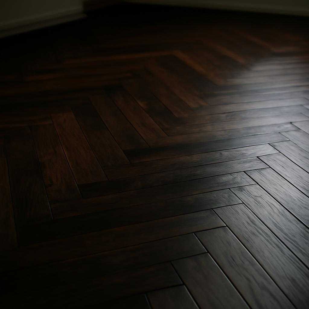 темный паркет