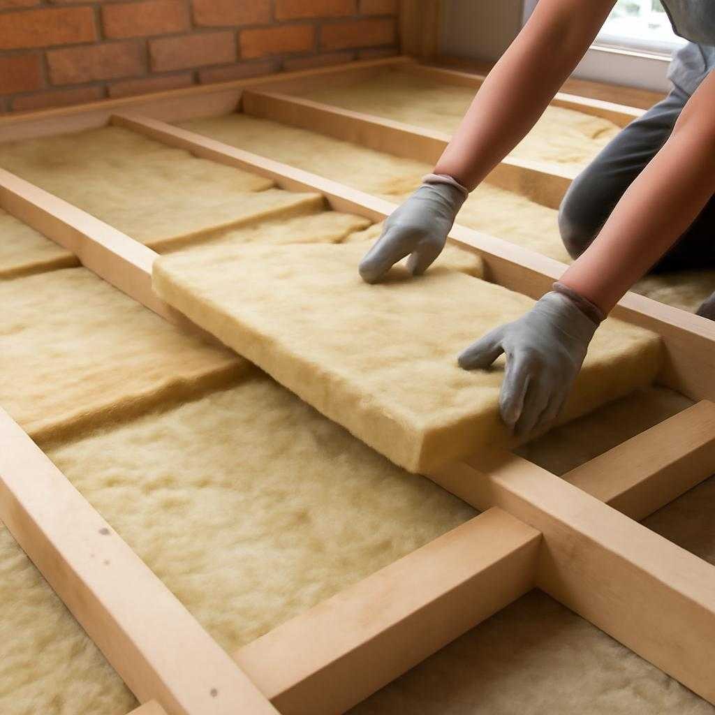 утепление пола