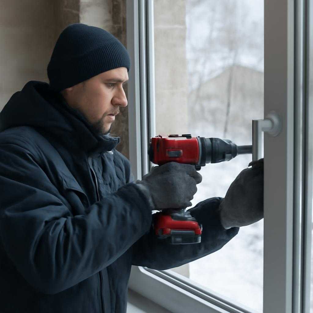 зимний монтаж окон